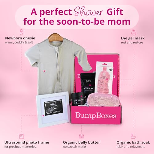 Bump Boxes 2nd Trimester Pregnancy Gift Set - Belly Butter, Bath Soak & More