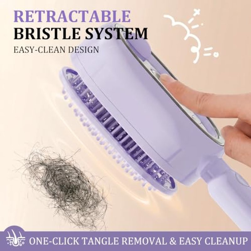3-in-1 Electric Spray Massage Comb for Detangling & Styling