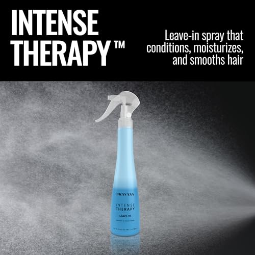 Pravana Intense Therapy Leave-In Conditioner Spray Treatment & Detangler | Instantly Detangles & Hydrates | Equalizes Hair Porosity | For All Hair Types | Strengthens & Softens Hair | 10 Fl Oz