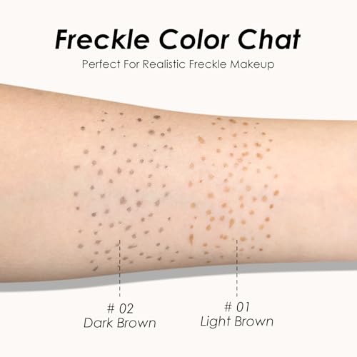 KYDA Natural Freckle Pen - Waterproof Makeup in Dark & Light Brown