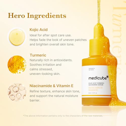 Medicube Kojic Acid Turmeric Clarifying Serum 1.01 fl oz