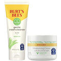 Burt¡¯s Bees Sensitive Skin Bundle, Gentle Cream Facial Cleanser with Aloe and Moisturizing Face Cream with Aloe and Rice Milk, Natural Origin Skincare, 6 oz./3 oz.