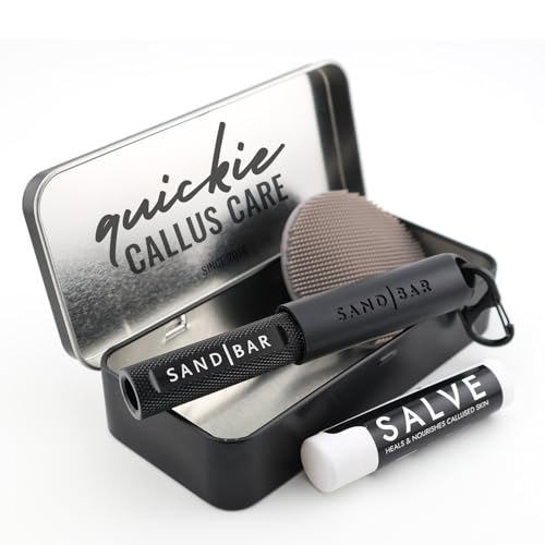 Callus Removal Kit for Hands - 4" File & Salve Balm