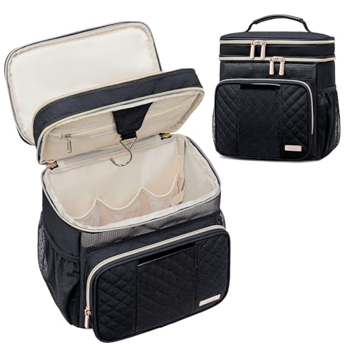 Large Toiletry Bag for Women Men,Bathroom Bag,Water Resistant Shower Bag,Makeup Bag,Portable Shower Caddy for College Dorm,Hanging Travel Toiletry Bag with Transparent Waterproof Phone Pocket