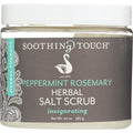 Soothing Touch Herbal Salt Scrub, Peppermint Rosemary - 20 Oz