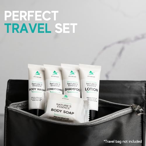 90-Piece Hotel Toiletries Set for Guest Satisfaction - Shampoo, Conditioner, Soap & Lotion