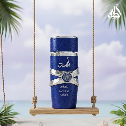 Lattafa Asad Zanzibar Eau de Parfum for Men, 3.4 oz
