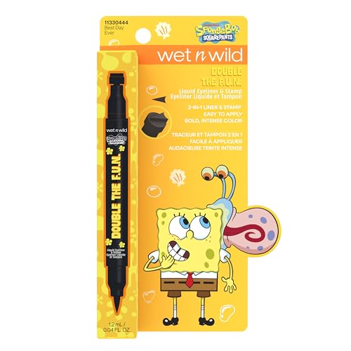 wet n wild SpongeBob Dual-Ended Liquid Eyeliner & Stamp