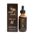 Black Seed Beard Oil for Men - 100% Cold Pressed Black Cumin Seed Oil for Beard Growth, Strengthens, Conditions, and Hydrates - Hair, Beard, and Mustache Oil for Dry Skin - 2oz