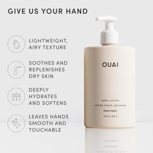 OUAI Hydrating Hand Lotion with Avocado & Rosehip Oil (16 fl oz)