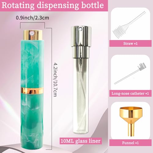 10ML Refillable Perfume Atomizer Spray Bottle for Travel