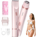 2-in-1 Bikini Trimmer for Women - Electric Razor for Sensitive Areas
