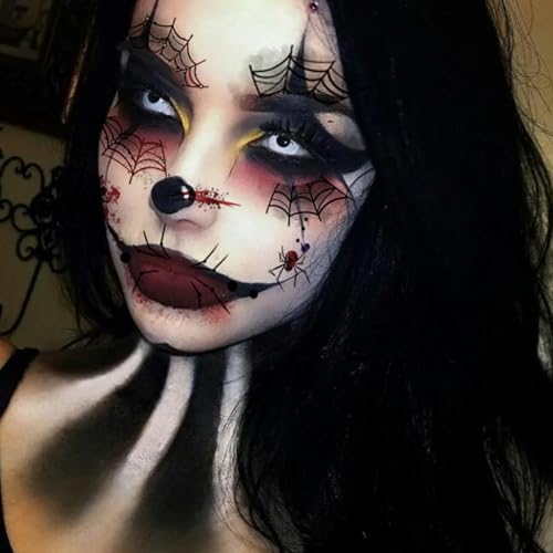 Halloween Eye Makeup Stickers - Waterproof Temporary Tattoos