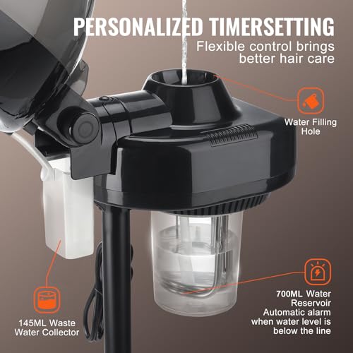 VEVOR Standing Hair Steamer with Ionic Technology & Timer