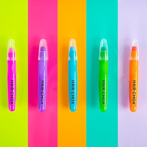 Fashion Angels Hair Chalk Kit - 5 Vibrant Colors for Kids
