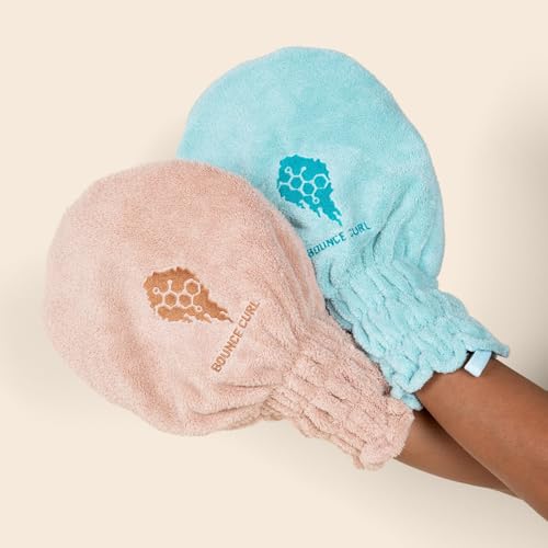 Bounce Curl Hair Drying Mitts - 5x Absorption