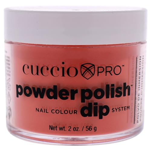 Cuccio Colour Powder Nail Polish- Lacquer For Manicure And Pedicure- Highly Pigmented Powder That Is Finely Milled- Durable Finish, Flawless Rich Color- Easy To Apply- Shaking My Morocco- 1.6 Oz