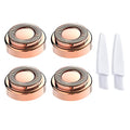 4PCS LinMei Replacement Heads Compatible for GEN 1 Finishing Touch Flawless Women's Painless Hair Remover with Cleaning Brushes