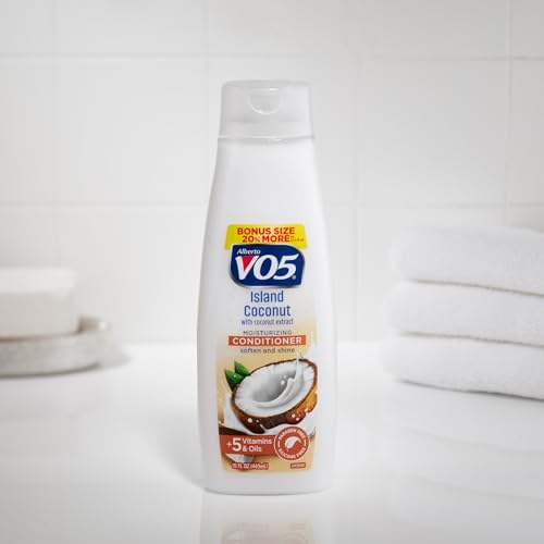 VO5 Conditioner Silky Experience Island Coconut 12.5 Oz (Packaging May Vary)