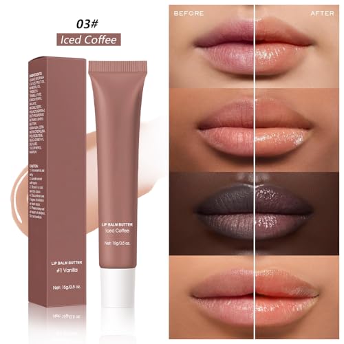 FeiCuiYun Vegan Lip Balm - Ultra-Hydrating Iced Coffee Tint