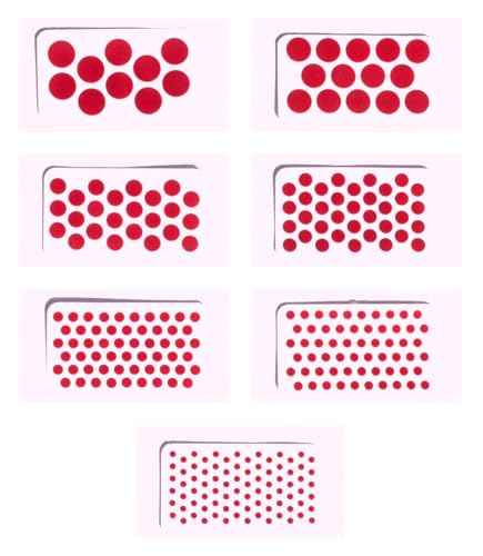 Ashirwad Maroon Bindi Stickers for Women - 15 Pack