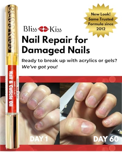 Bliss Kiss Nail Oil Cuticle Pen - Jojoba & Vitamin E Strengthener