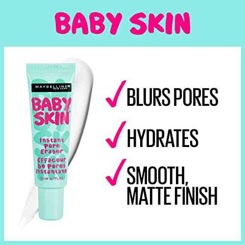 Maybelline Baby Skin Instant Pore Eraser Primer Makeup, Clear, 1 Count