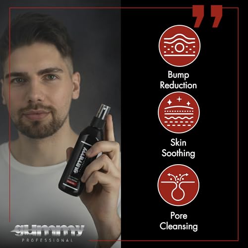 Gummy Professional Bump Repair & Ingrown Hair Spray for Men and Women ? Lightweight Post Shave Grooming Spray for Smooth Skin After Shaving and Waxing on Face and Body ? Travel Size 100ml