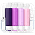 Redfly Travel Bottles Set - 17 Pack TSA Approved Leak-Proof Containers
