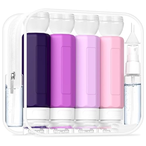 Redfly Travel Bottles Set - 17 Pack TSA Approved Leak-Proof Containers