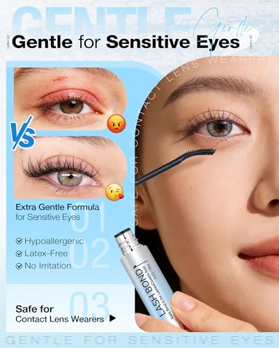 Waterproof Lash Bond & Seal Glue – 2-in-1 Cluster Adhesive, 72H