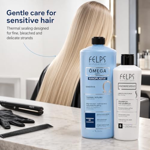 Felps Omega Zero Nanoplastia Thermal Treatment Kit 1L + Shampoo