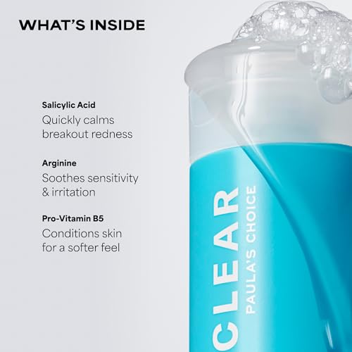 Paula's Choice CLEAR Pore Normalizing Acne Facial Cleanser 6oz - Gentle, Oil-Free Acne Treatment for Sensitive Skin