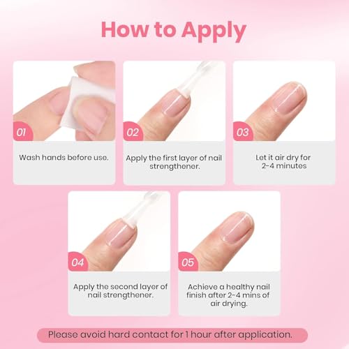 Beetles Nail Strengthener Polish for Thin Nails