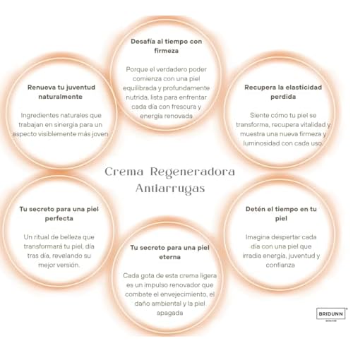 Anti Wrinkle & Face Tightening Regenerating Face Cream with Natural Ingredients