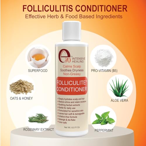 Folliculitis Treatment Conditioner with Salicylic Acid & Tea Tree Oil - Anti-Itch Scalp Care, 8 Fl Oz