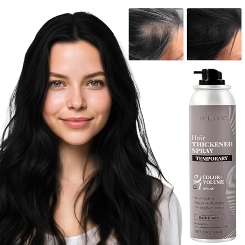 Hair Thickening Fibers Spray – Root Touch Up & Coverage