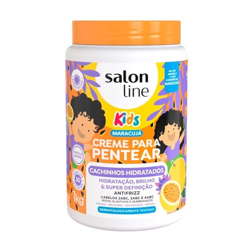 Salon Line Kids Passion Fruit Curl Leave-In Conditioning Cream - 1kg