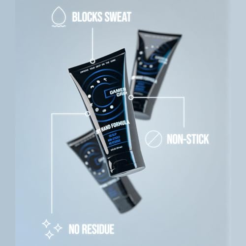 Gamer Grip Anti-Sweat Liquid Hand Cream - Chalk-Free Grip Solution (1oz)