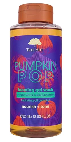 Tree Hut Pumpkin Pop Hydrating & Toning Foaming Gel Wash, 18 oz.