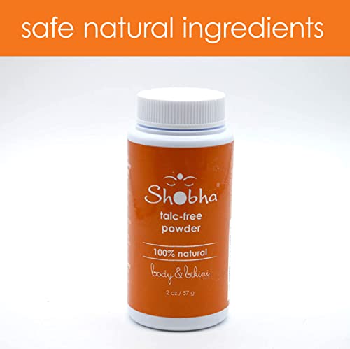 Shobha Talc-Free Pre-Wax Powder, 2oz – Natural Body Powder