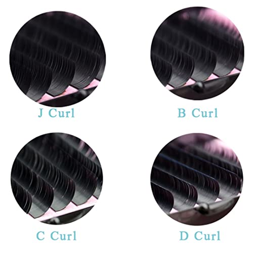 Faux Mink Eyelash Extensions Volume 0.03mm C Curl 11mm Semi-Permanent Individual Lashes Extension Professional Salon Use
