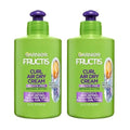 Garnier Fructis Curl Nourish Air Dry Cream, Sulfate Free Defining Butter Leave-in Conditioner, 10.2 Fl Oz, 2 Count (Packaging May Vary)
