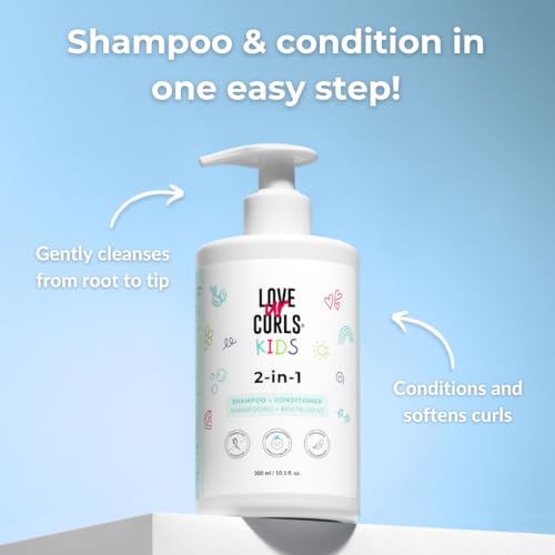 Love Ur Curls Kids Fragrance-Free 2-in-1 Shampoo & Conditioner - 300mL