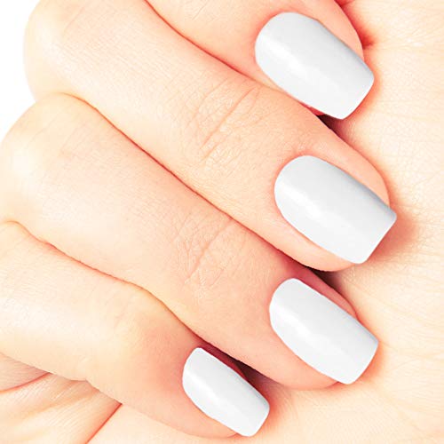 Madam Glam Perfect Gel Polish 15ml - UV LED Color 0.5oz / 15ML Super Long Lasting (White, 0.5 Fl Oz)