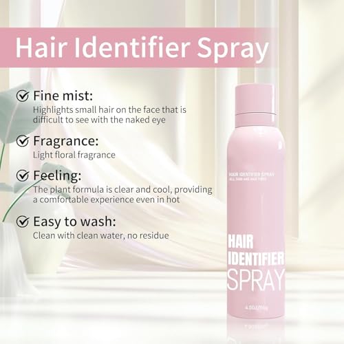 Facial Hair Identifier Spray for Face Shaving & Dermaplaning - Skin Care Tool