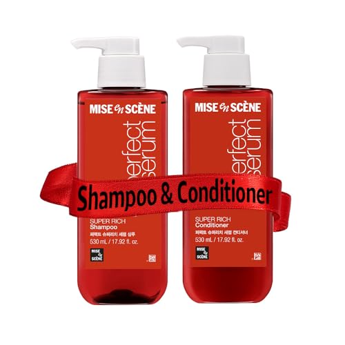 Mise En Scene Perfect Serum Shampoo & Conditioner Set for Damaged Hair