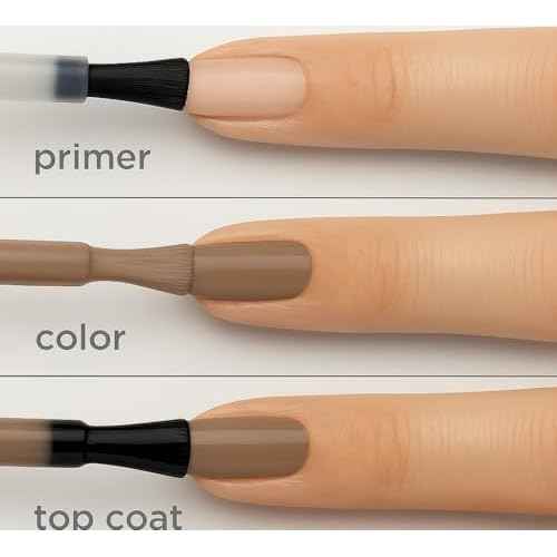 Sally Hansen Miracle Gel Salon Quality Nail Polish | Gel-Like Formula, Two-Step System, No UV Light Needed, Long Lasting | Opaque | 235 Love at First Flight | Muave Nude Nail Polish