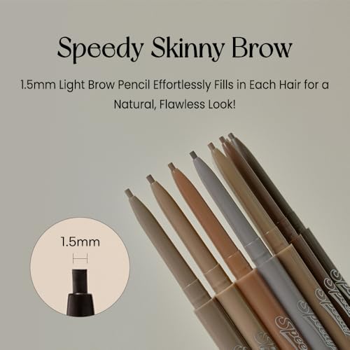 Peripera Speedy Skinny Brow Pencil 1.5mm - 09 Taupe Brown