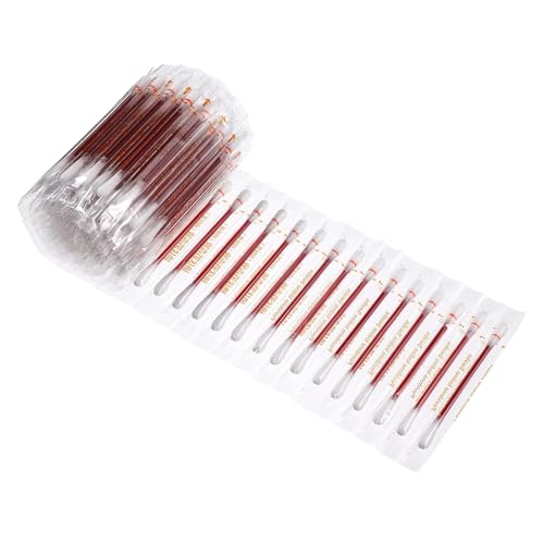 100Pcs Disposable Iodophor Skin Disinfection Cotton Swabs for Wound Care